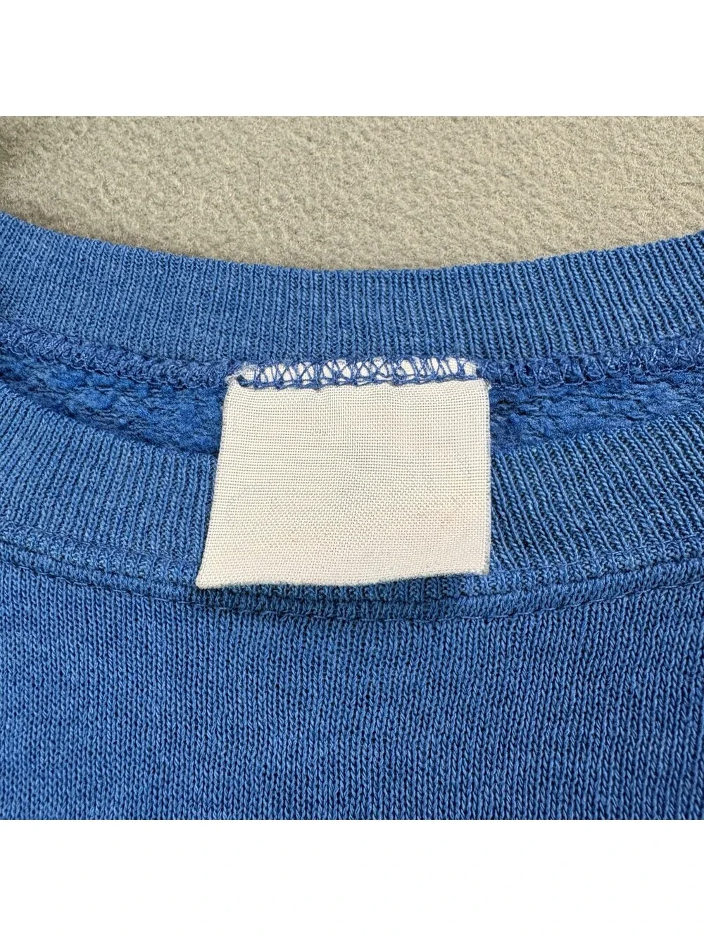 Vintage 70s 80s Blank Short Sleeve Crewneck Sweatshirt Boxy Med / Large 21.75x20